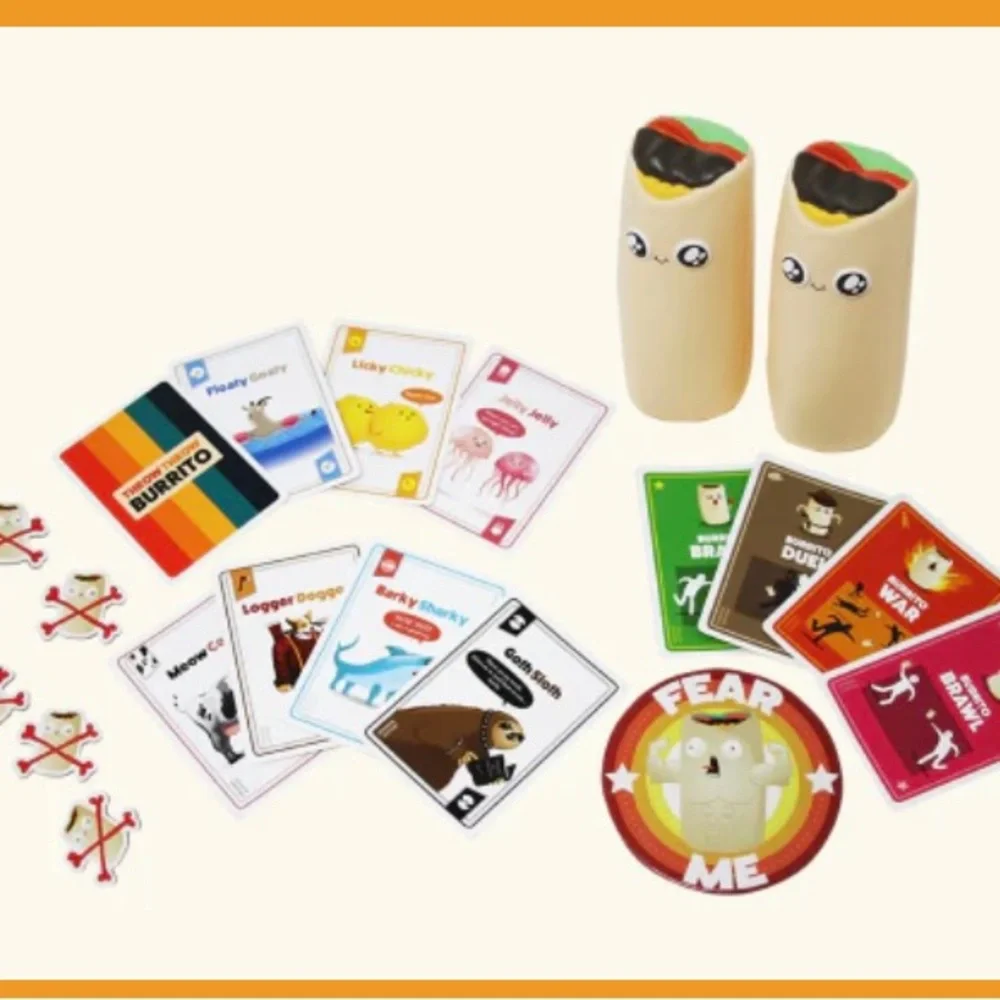 THROW THROW BURRITO | DODGEBALL CARD GAME-By Exploding Kittens-New in Box!